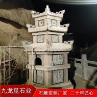 福州平潭▪石雕烧金炉 石雕元宝炉